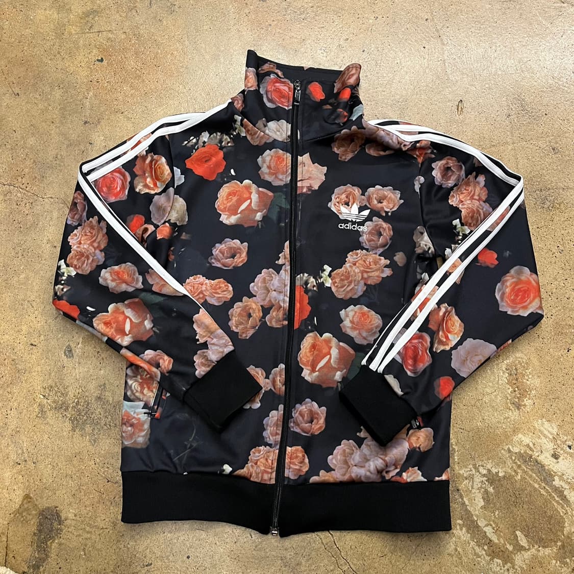 [정품/M] 아디다스 오리지널스 파이어버드 플라워 패턴 트랙탑 저지b16 상품이미지2