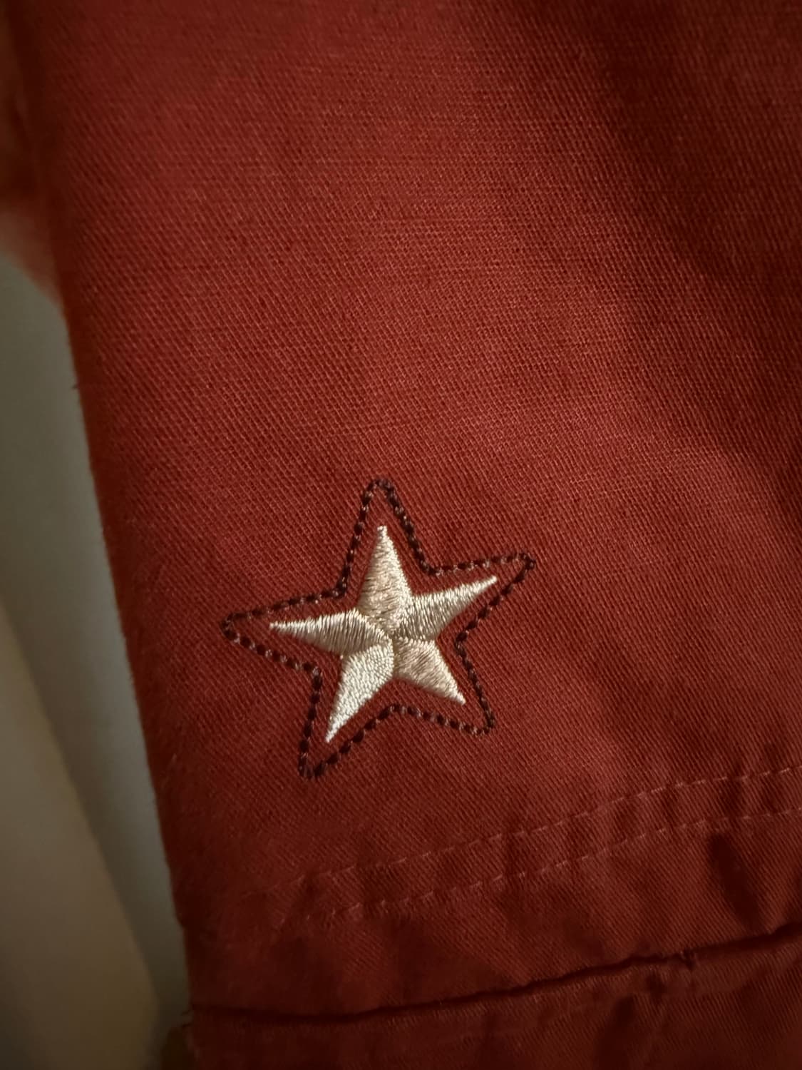 해칭룸 VTG Star Fatigue Pants Washed Red 상품이미지3