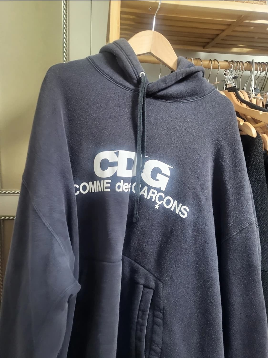 꼼데가르송 CDG 후드티 M(아래 설명 읽어주세요) 상품이미지1