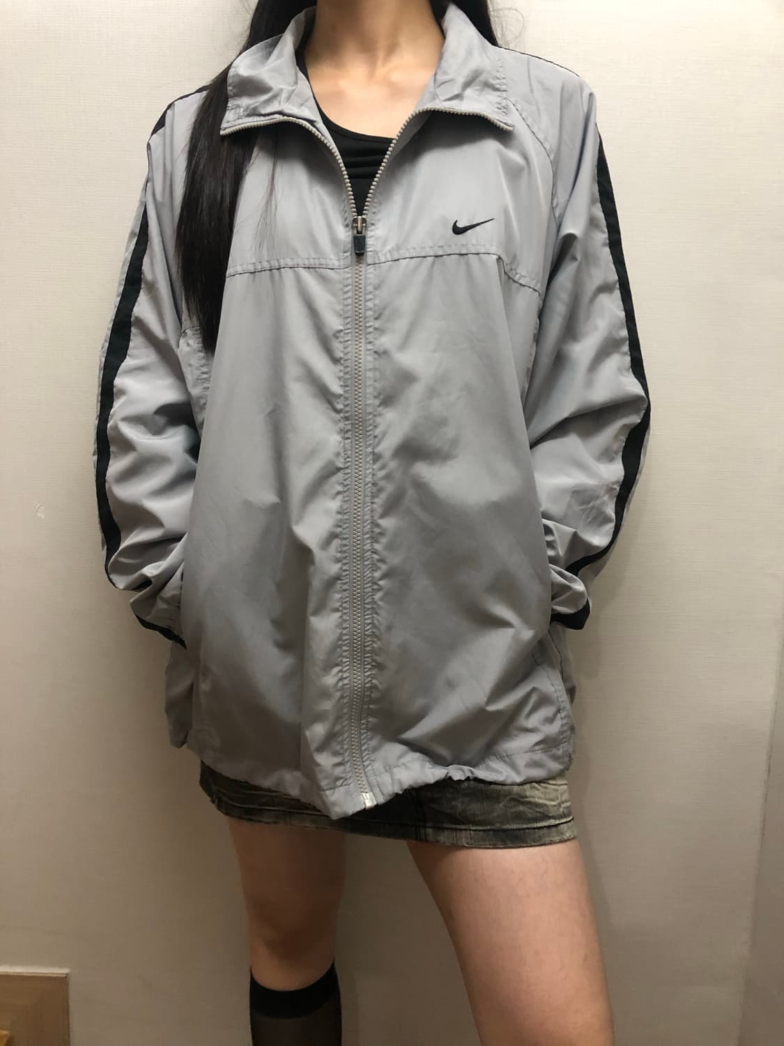 빈티지 나이키 그레이 바람막이 상품이미지1