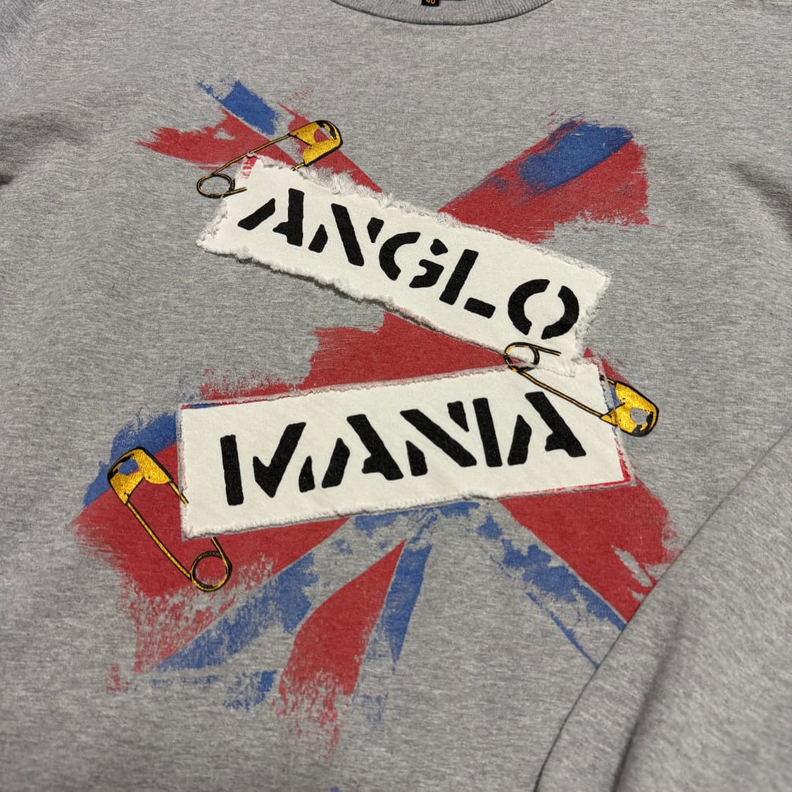 비비안웨스트우드 앵글로매니아 패치 그레이 스웻셔츠 상품이미지3