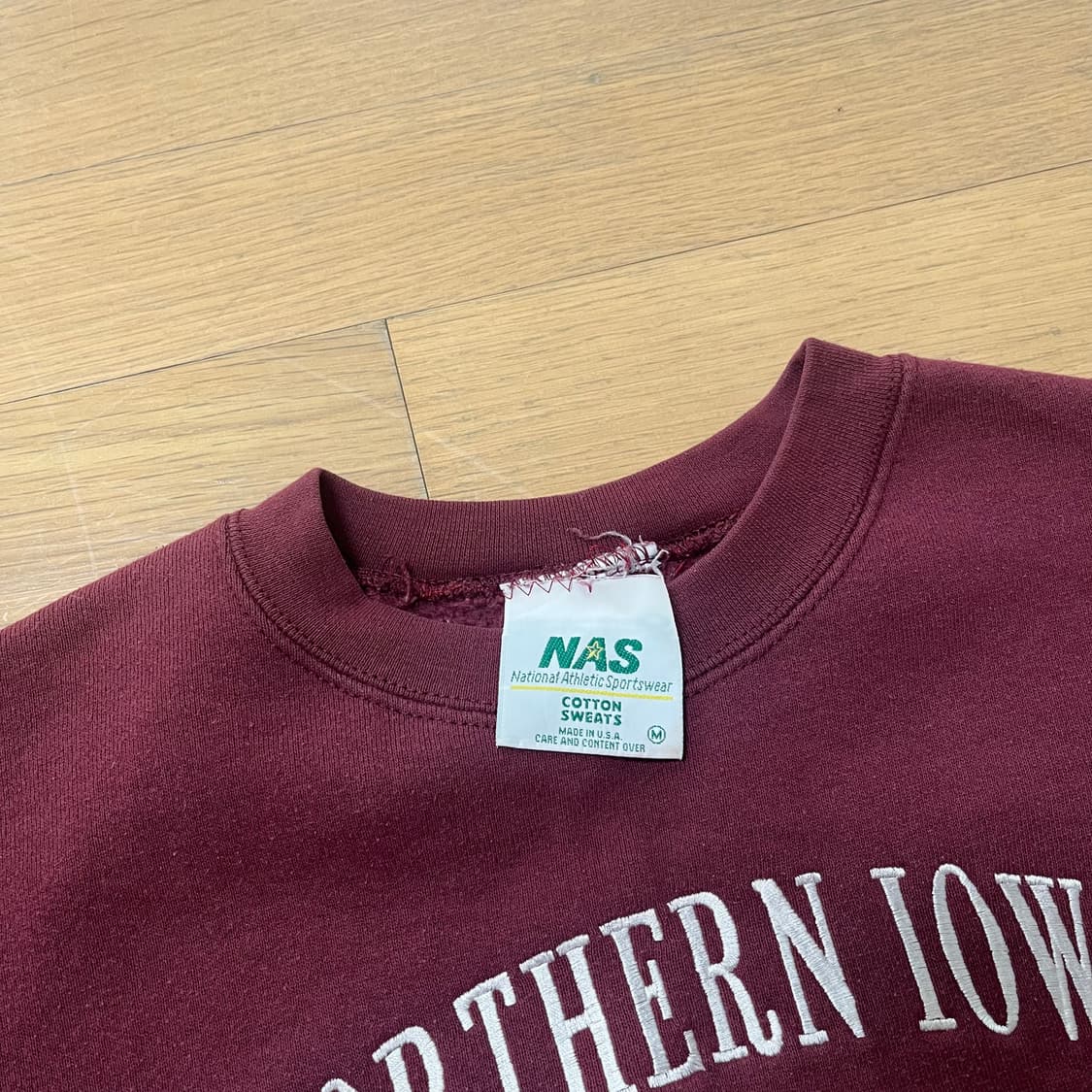 빈티지 IOWA 스웻셔츠 맨투맨 미국 제조 상품이미지3