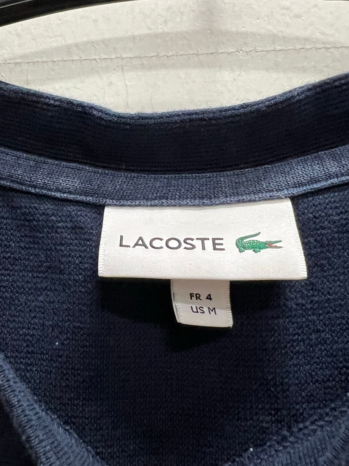 라코스테 스몰패치 로고 맨투맨 네이비 상품이미지4