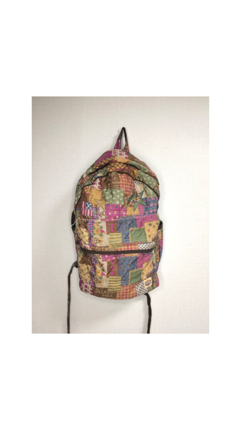빈티지 패치워크 패디드 모리걸 백팩 상품이미지1