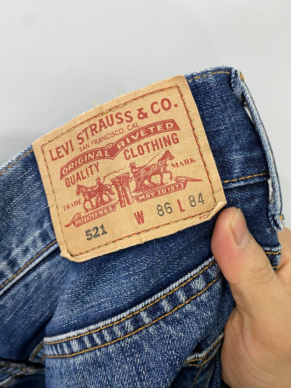 리바이스521 빅로고 데님 팬츠(86) 상품이미지5