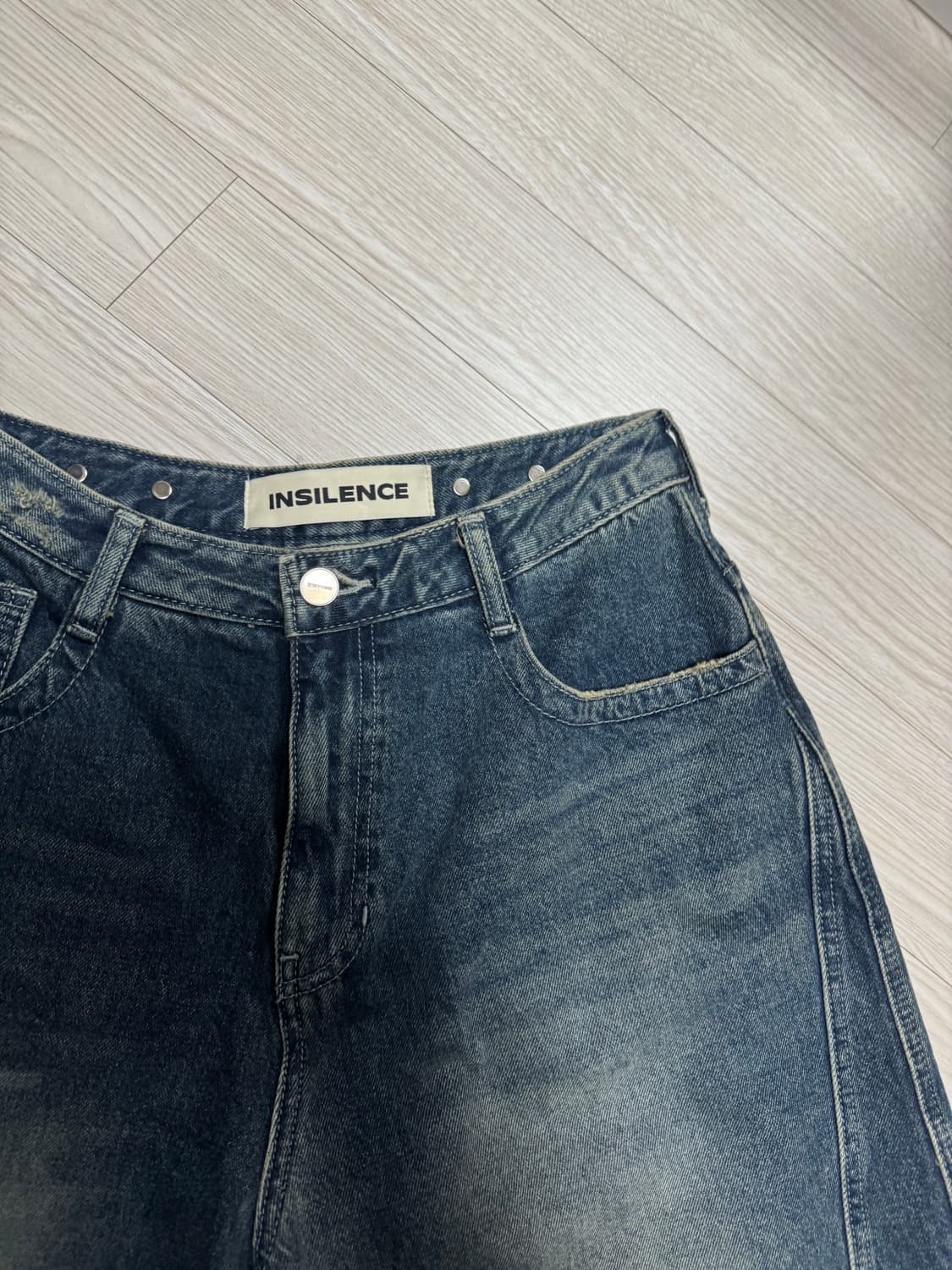 인사일런스 데님반바지 상품이미지2