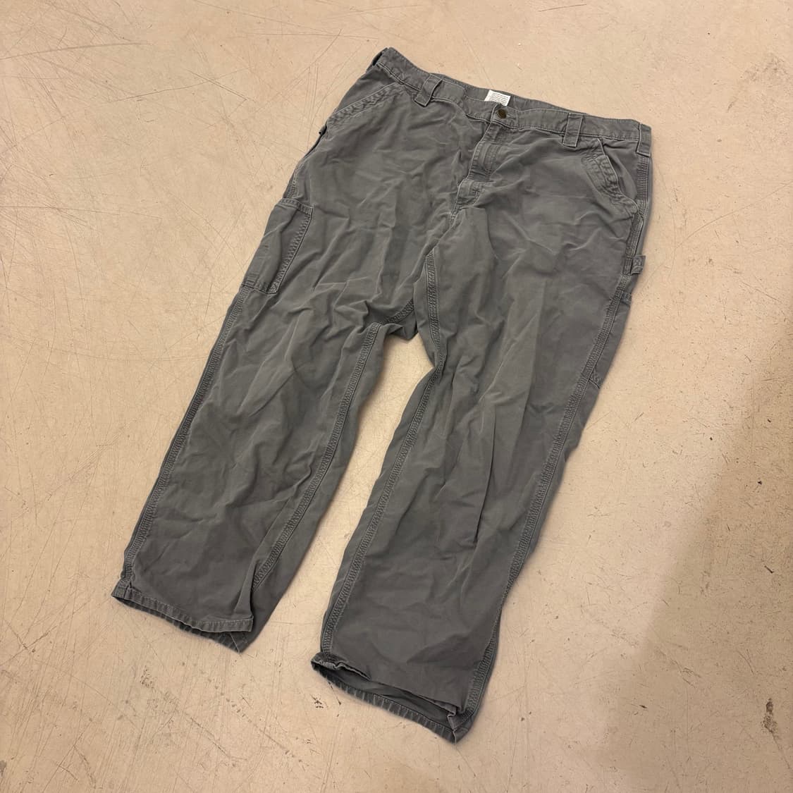 칼하트 그레이 워크 카펜터 팬츠 상품이미지1