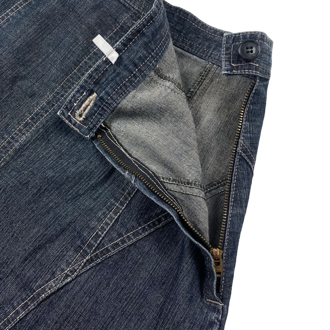 jpn 스티치 플레어 데님스커트 상품이미지3