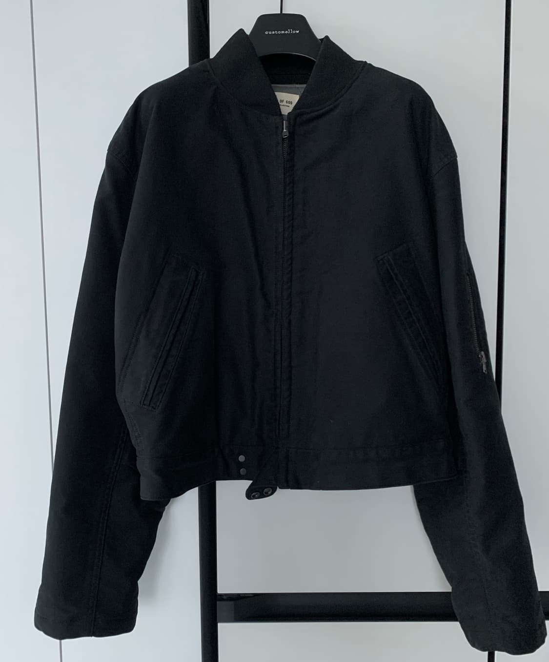 [L] 피어오브갓 6th 봄버 자켓 블랙 상품이미지1
