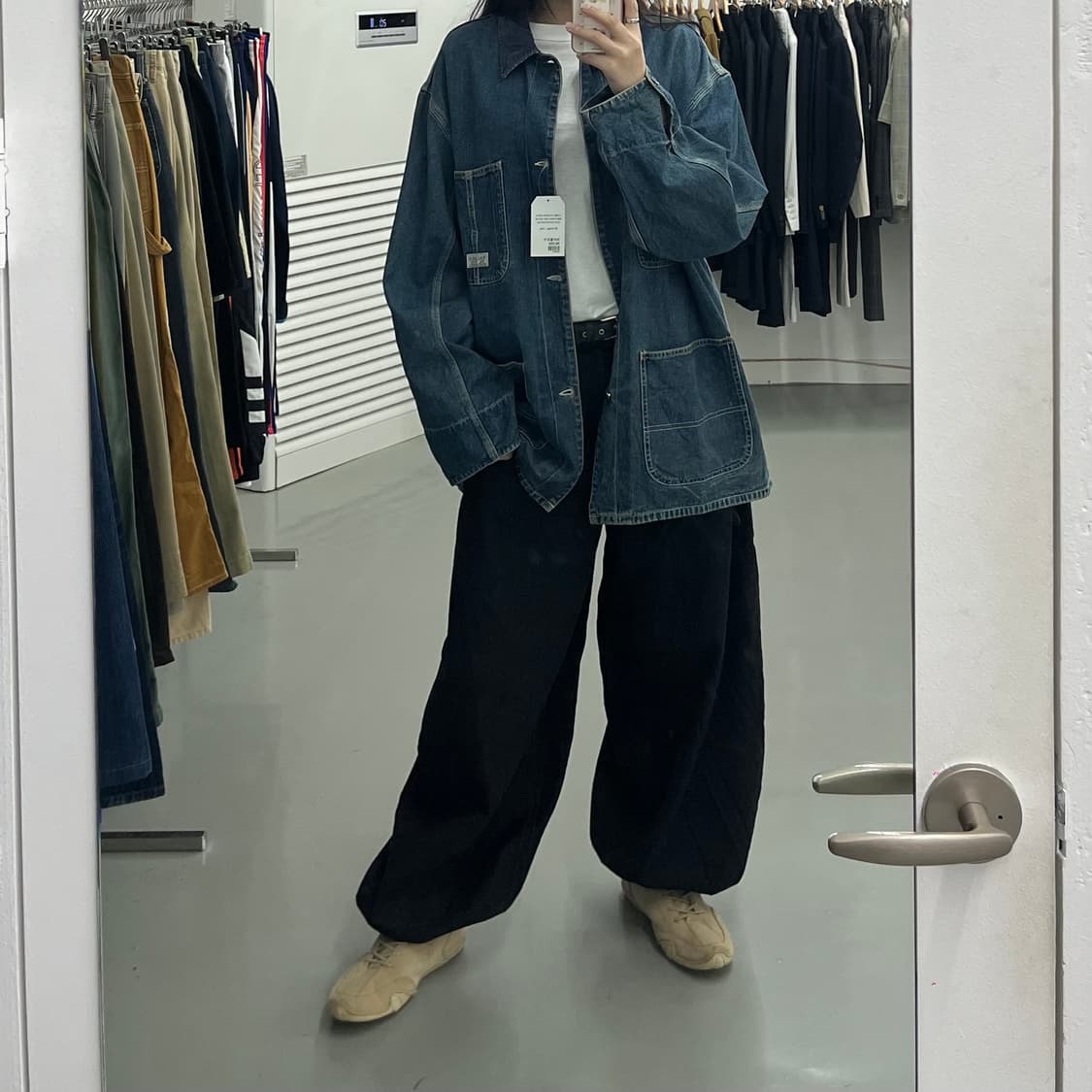 타미힐피거 데님 워크 자켓 빈티지 상품이미지2