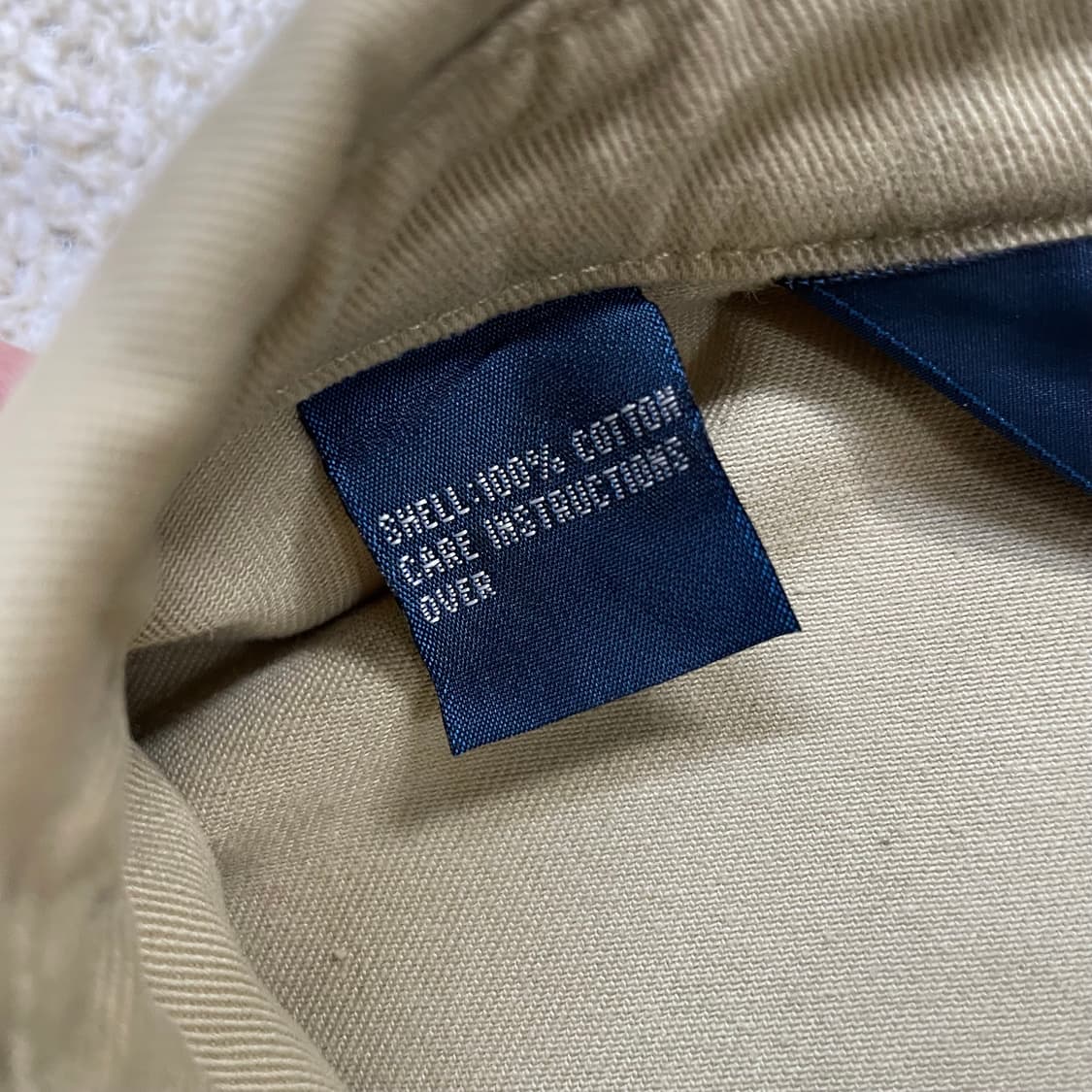 폴로 랄프로렌 00s 포니 로고 코튼 스윙톱 자켓 베이지 상품이미지5