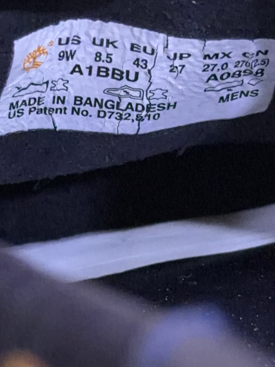 팀버랜드 센서플렉스 보트슈즈 블랙 270 상품이미지10