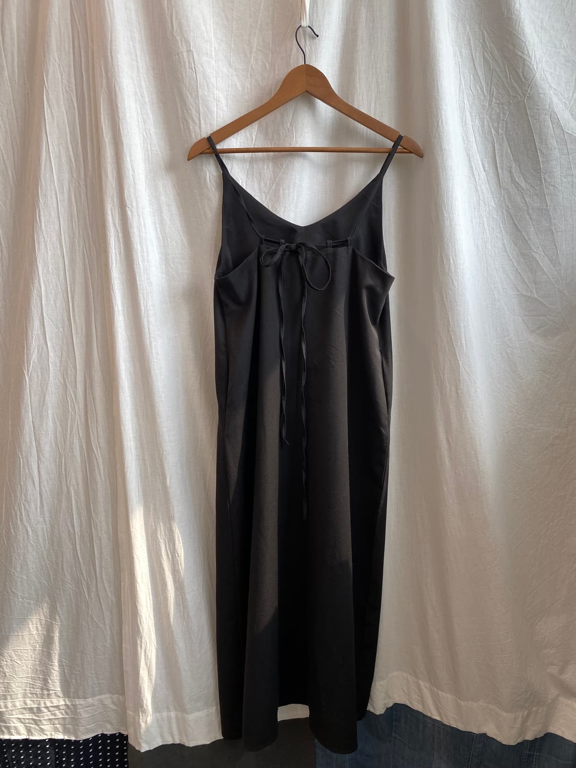 블랙 민소매 원피스(M) 상품이미지3