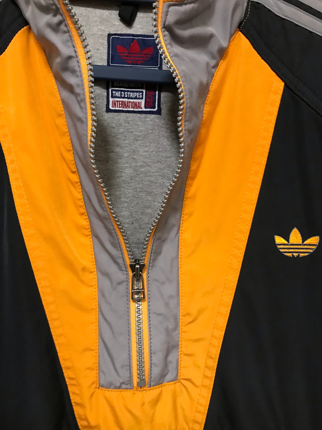 90년대 아디다스 일본판 누빔 아노락 상품이미지5