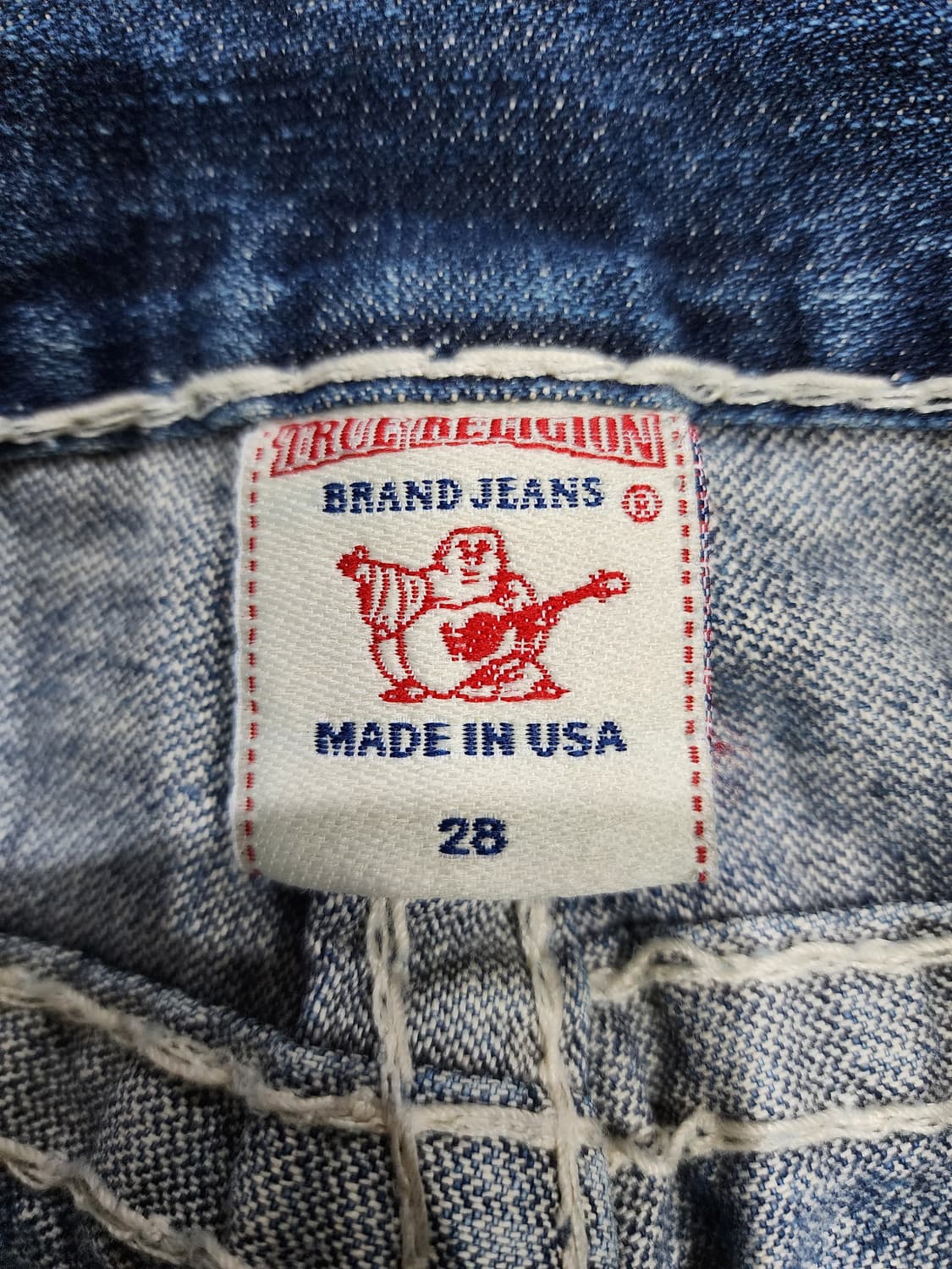 트루릴리젼 RICKY SUPER T 리키슈퍼티 스티치 데님팬츠 바지 28 상품이미지9