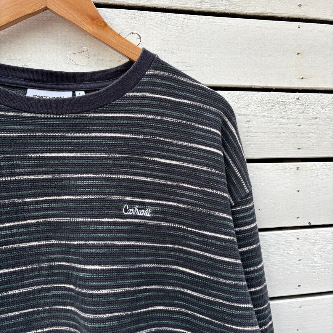 Carhartt 칼하트 스트라이프 와플티 롱슬리브 상품이미지3