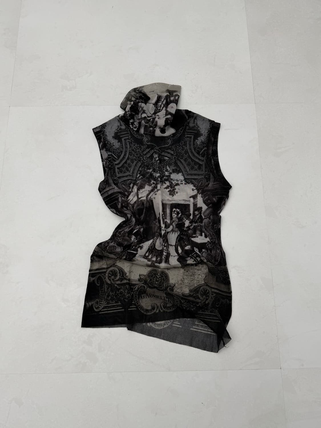 Jean Paul Gaultier 메쉬 블랙 탑  상품이미지5