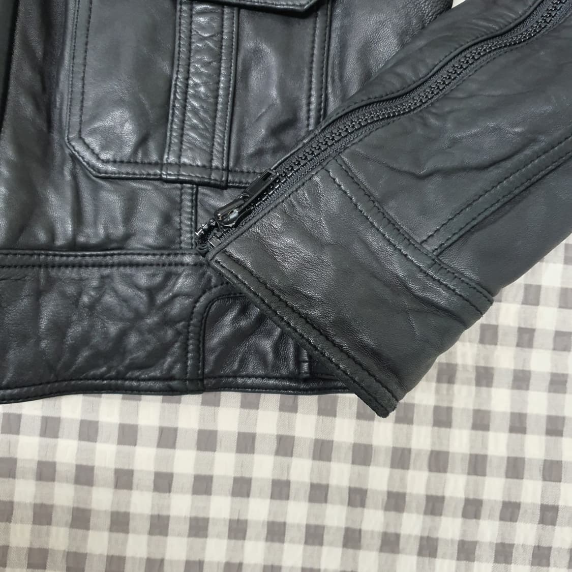 천연가죽 집업 자켓 남자95 상품이미지4