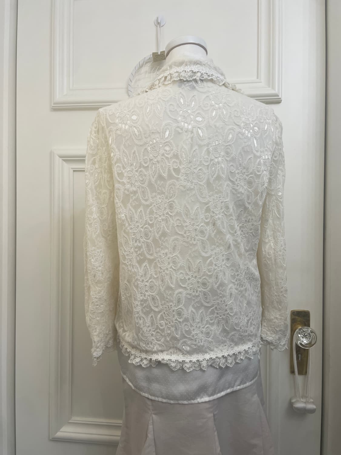 ivory lace fairy lovely jacket(size-M~L) 상품이미지4