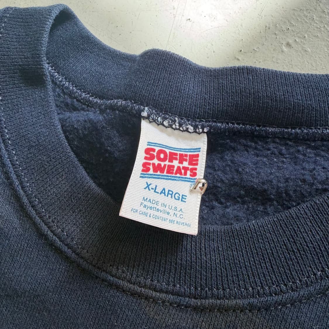 90s US NAVY USA OG 빈티지 스웻셔츠 XL 상품이미지5