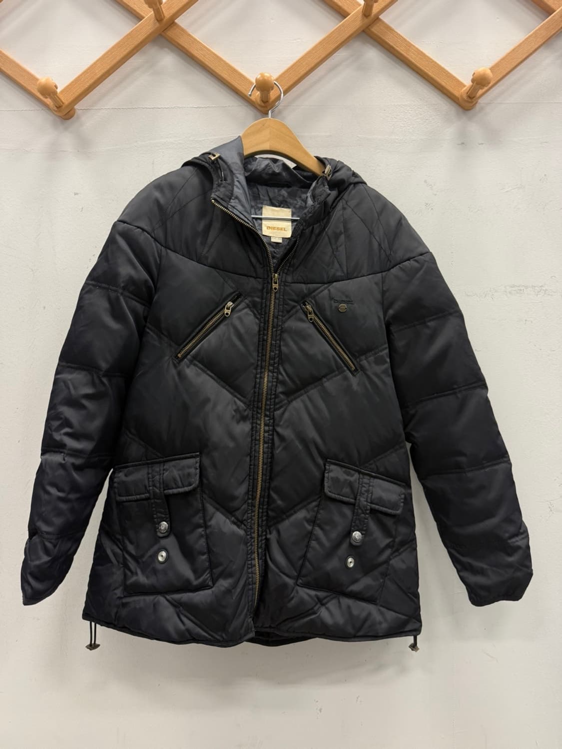 디젤 덕다운 패딩자켓 여성용 XXS 80 (44사이즈)  상품이미지1