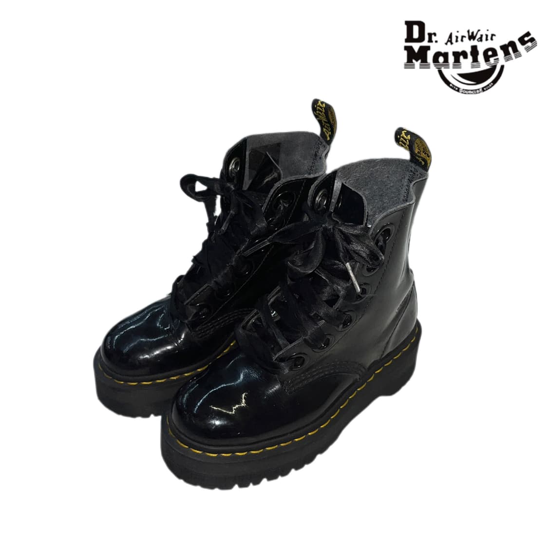 닥터마틴 8홀 워커 유광 블랙 230 상품이미지1