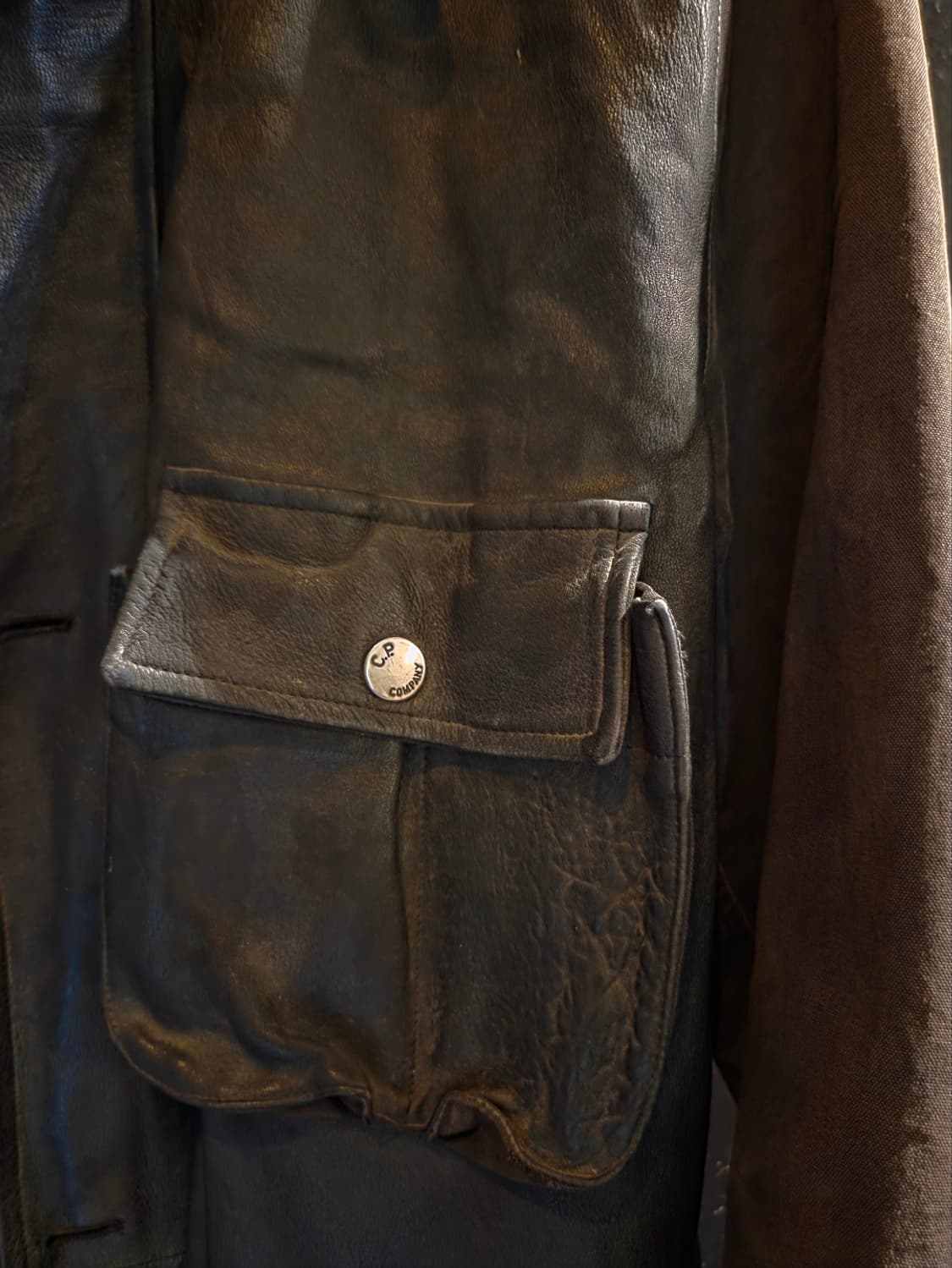 Cp company 레더자켓 상품이미지6