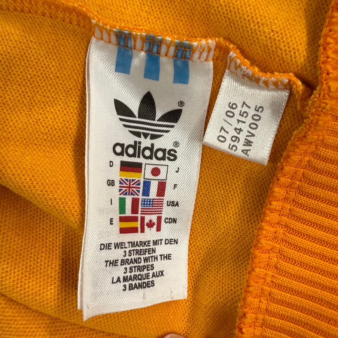 아디다스 원터 오렌지 백로고 져지 트랙탑 95 상품이미지6