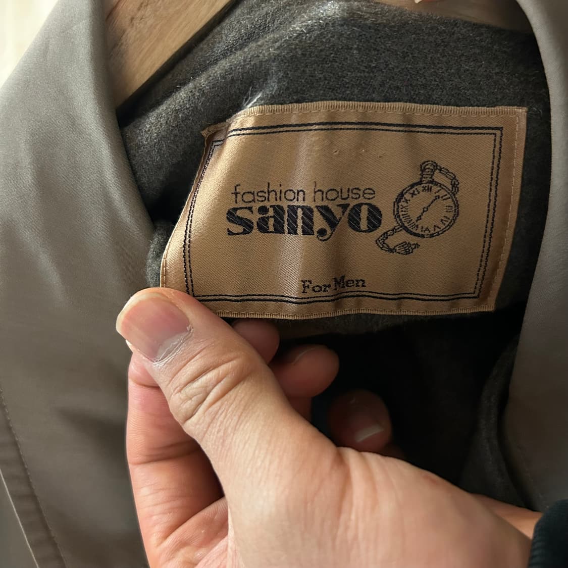 산요 베이지 코트 상품이미지3