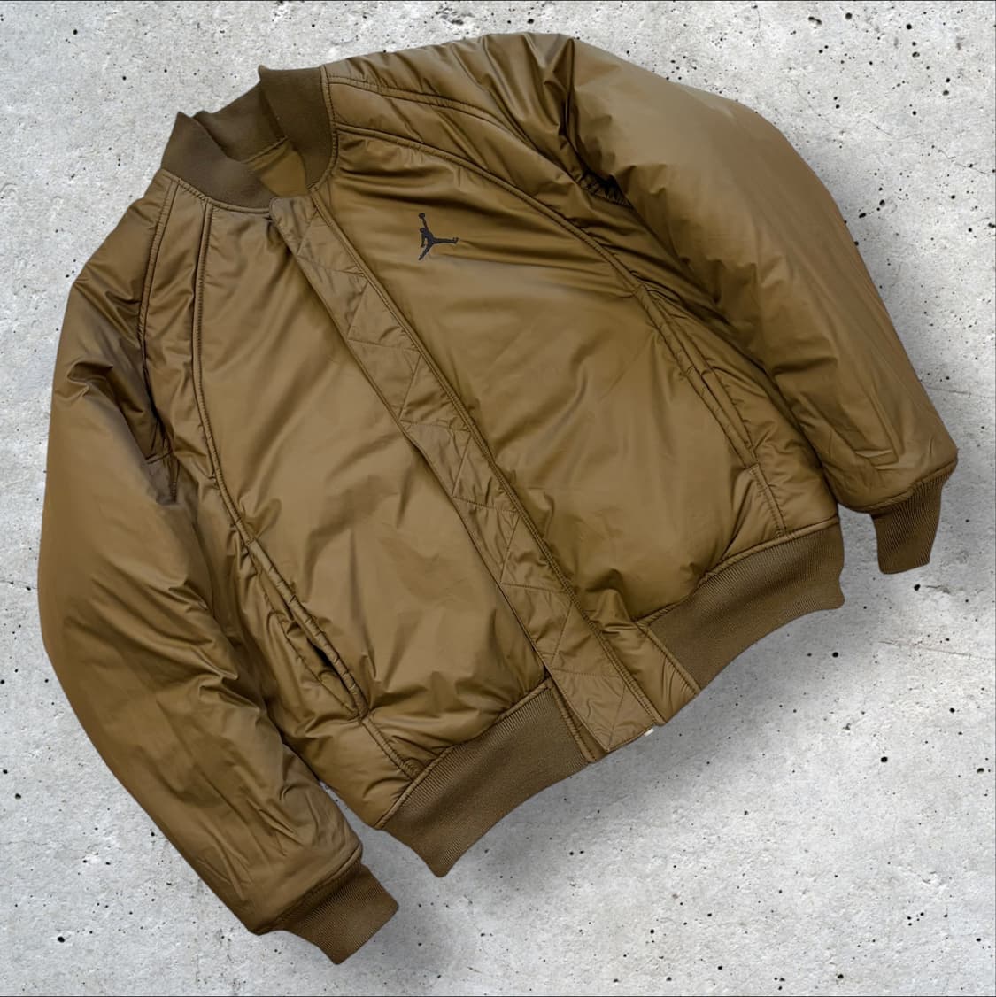 [XL] 조던 나이키 리버시블 플라이트 브라운 봄버 자켓 C619 상품이미지2
