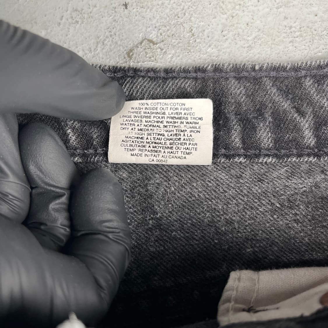 빈티지 리바이스 619 블랙진 상품이미지4