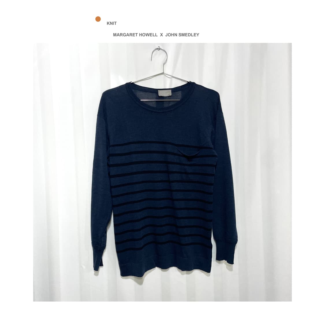 마가렛호웰x존 스메들리 스트라이프 니트 상품이미지1