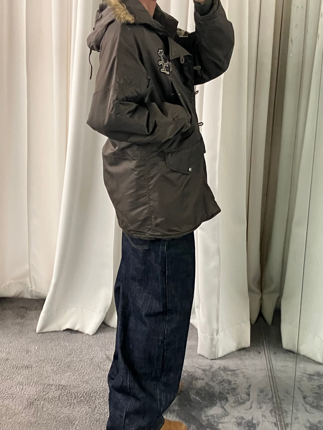 아카데믹 N3B 밀리터리 후드 야상 파카 XL 상품이미지8