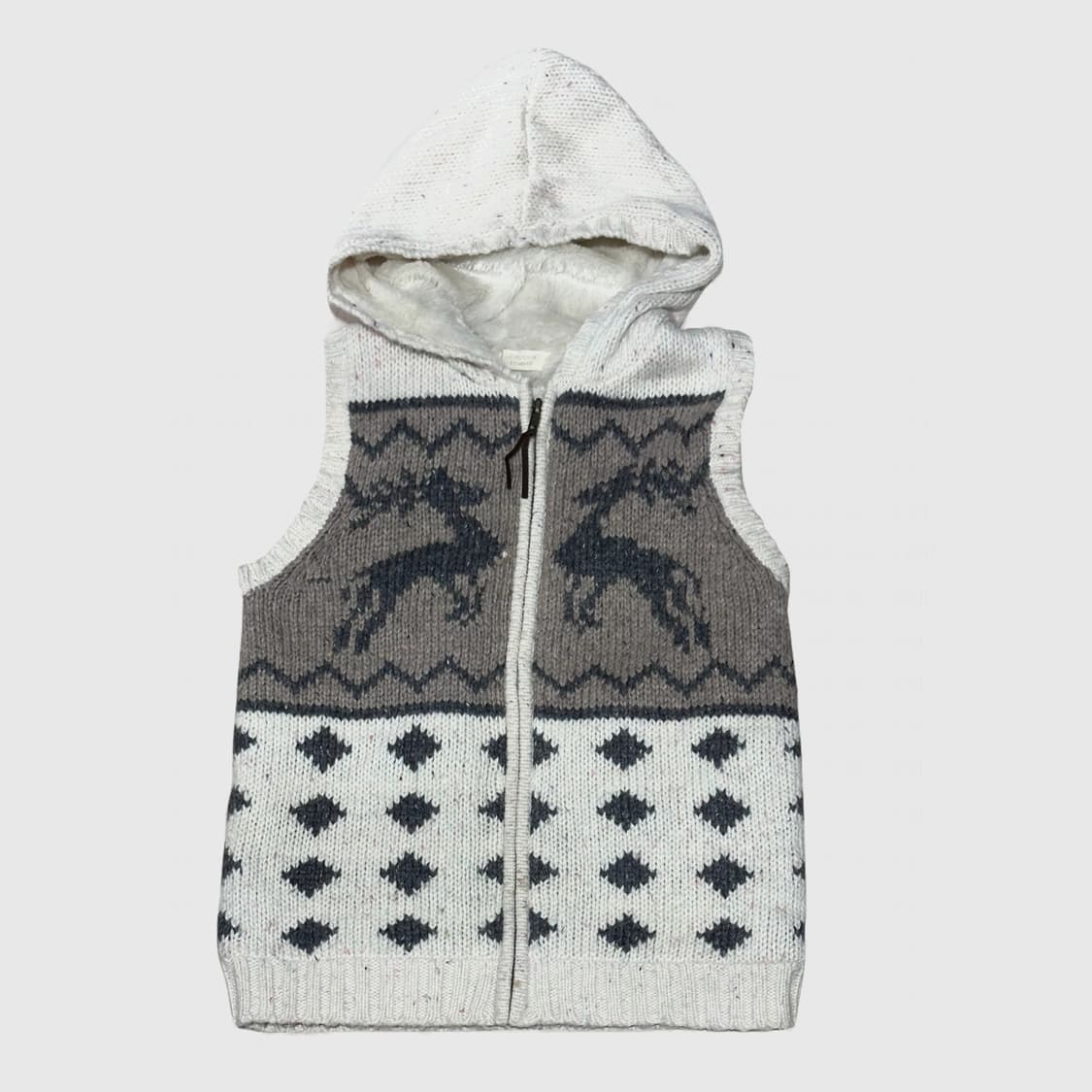 노르딕 후드니트조끼 상품이미지1