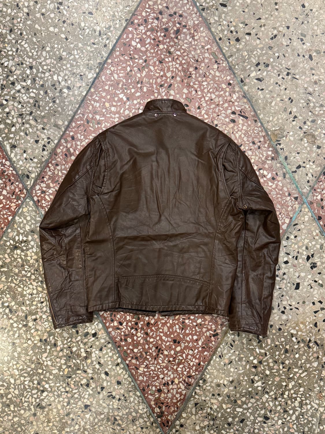 70s 브라운 싱글라이더 자켓 (40) 상품이미지4