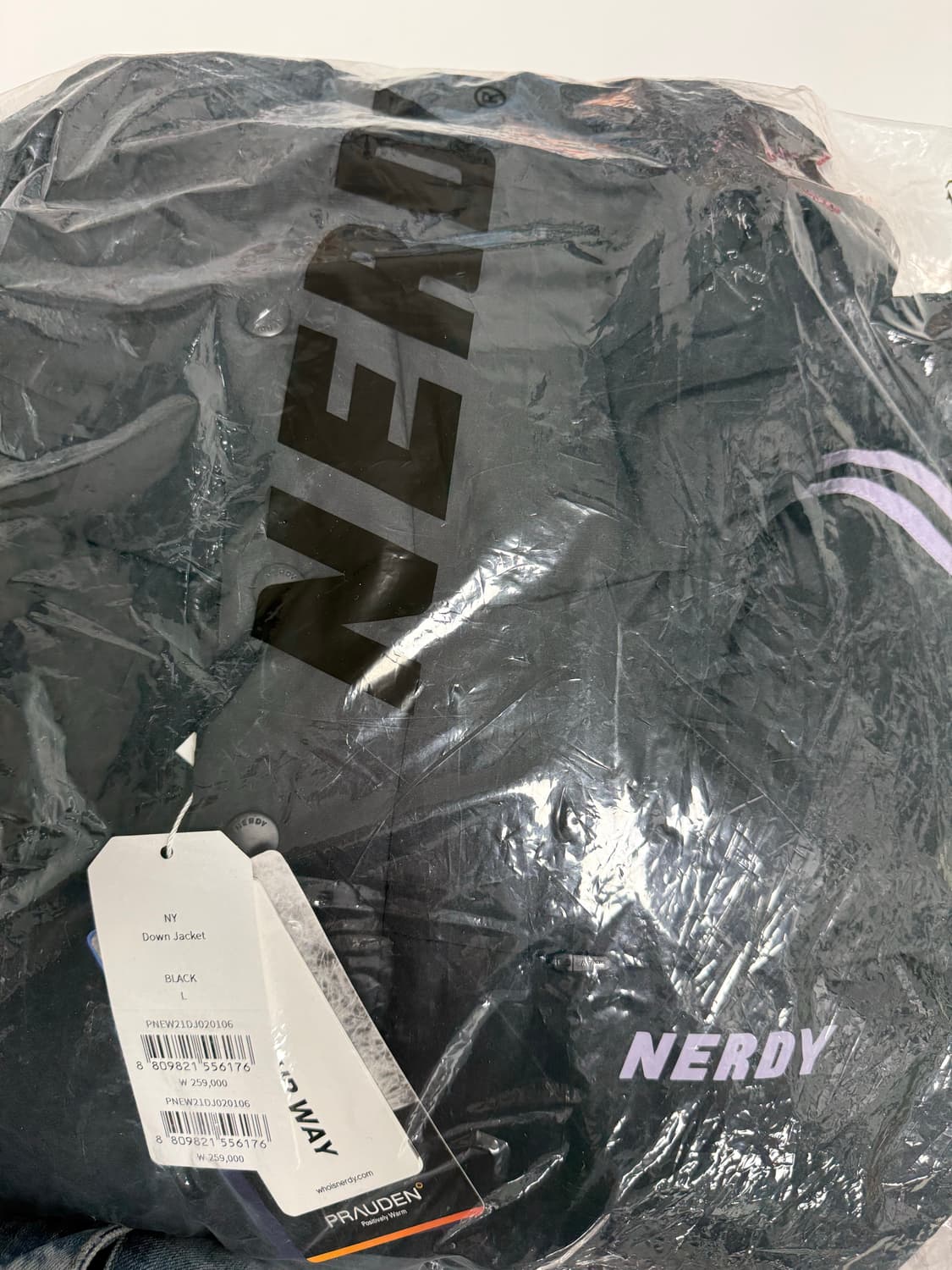 널디 엔와이 다운자켓 블랙 패딩 (L) 상품이미지6