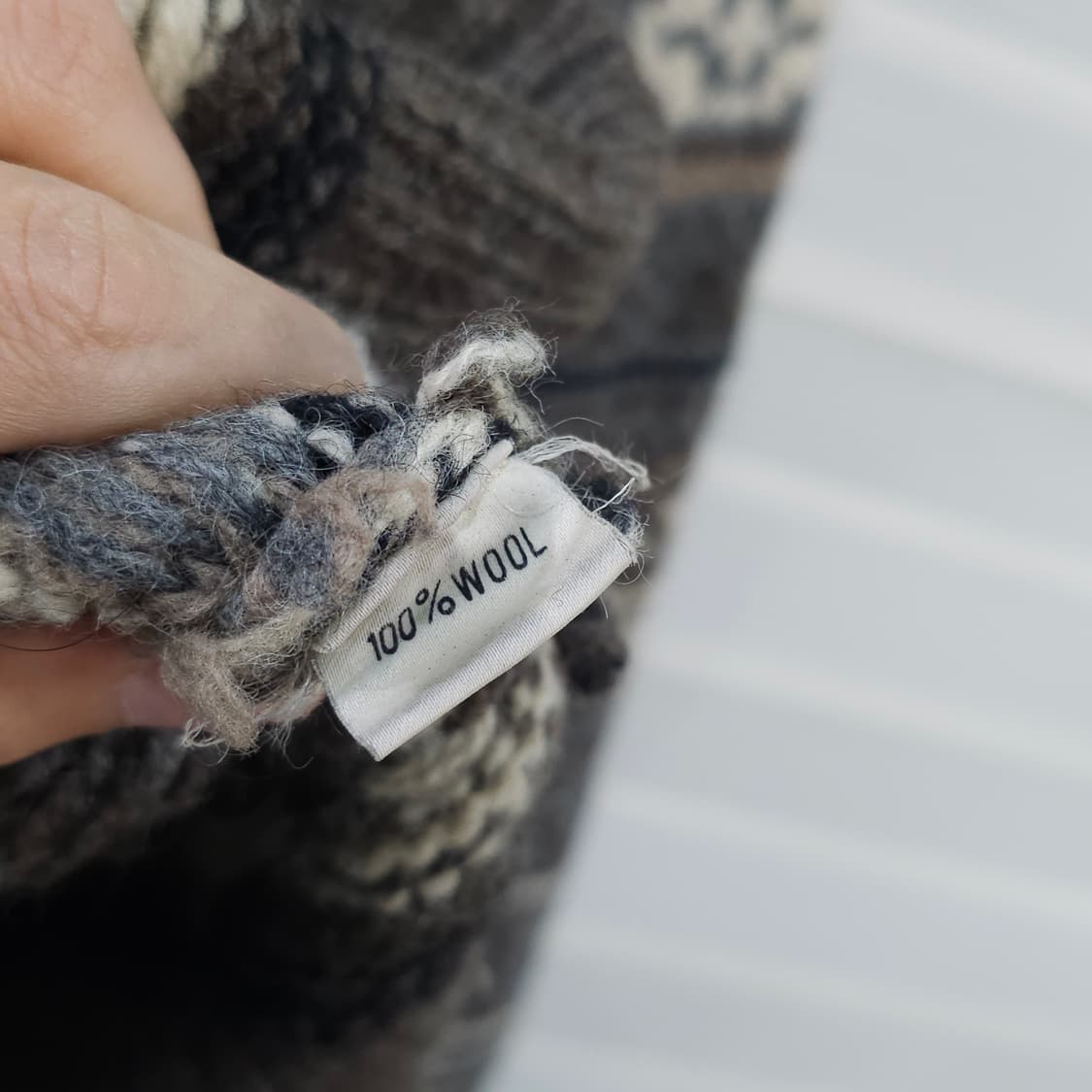 90s ALEXANDER 헤비울 니트 스웨터- 우먼L 상품이미지9