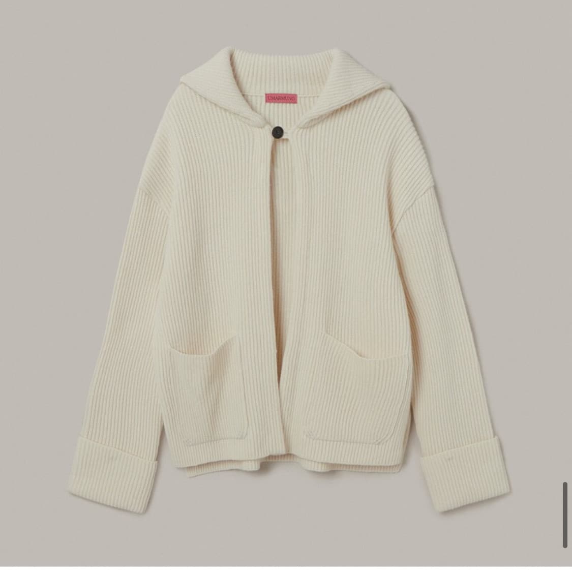 우마뭉 umarmung 니트 가디건 아이보리 상품이미지3