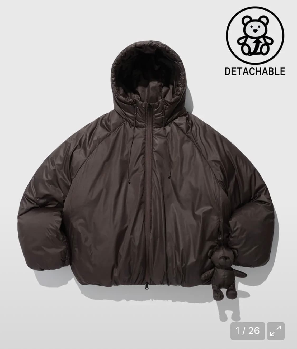 피지컬 에듀케이션 디파트먼트 푸퍼 재킷 브라운 m 상품이미지1