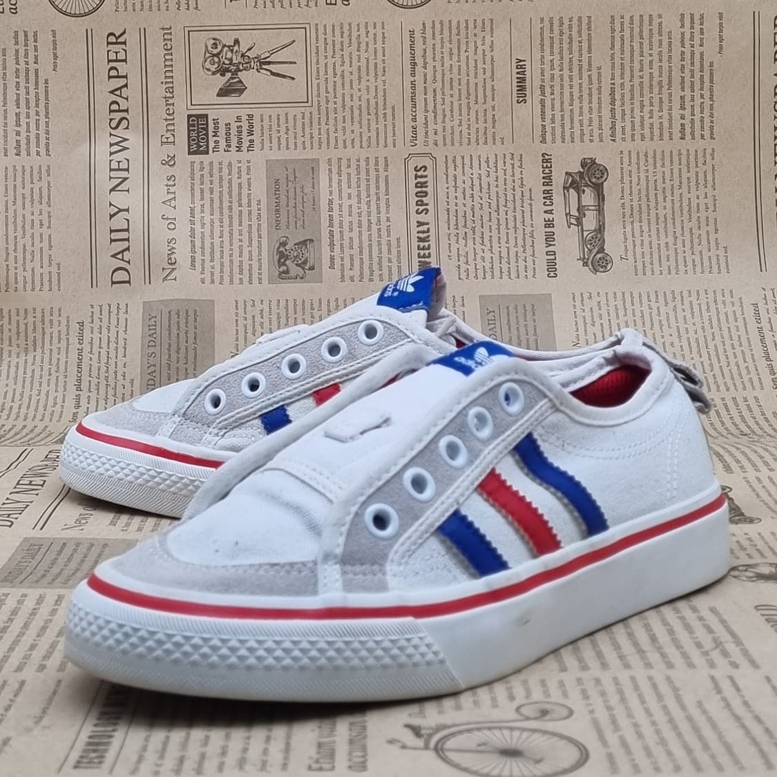 아디다스 니짜로우 흰빨파 운동화 220 상품이미지1