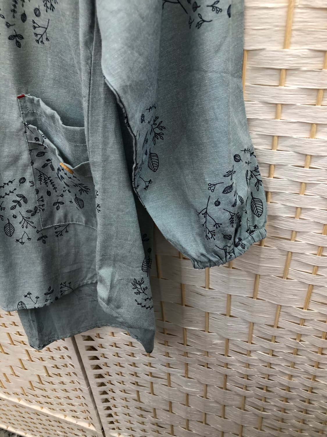 민트 패턴 블라우스 상품이미지3