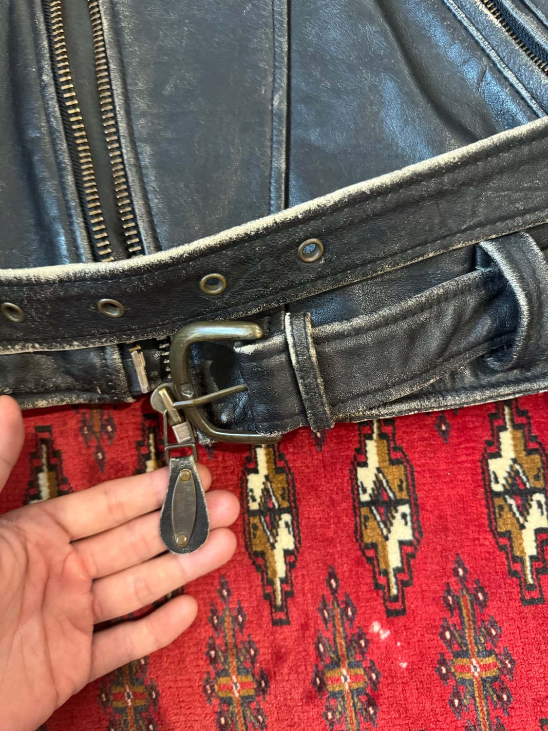 Vintage Harley davidson leather jacket 상품이미지4