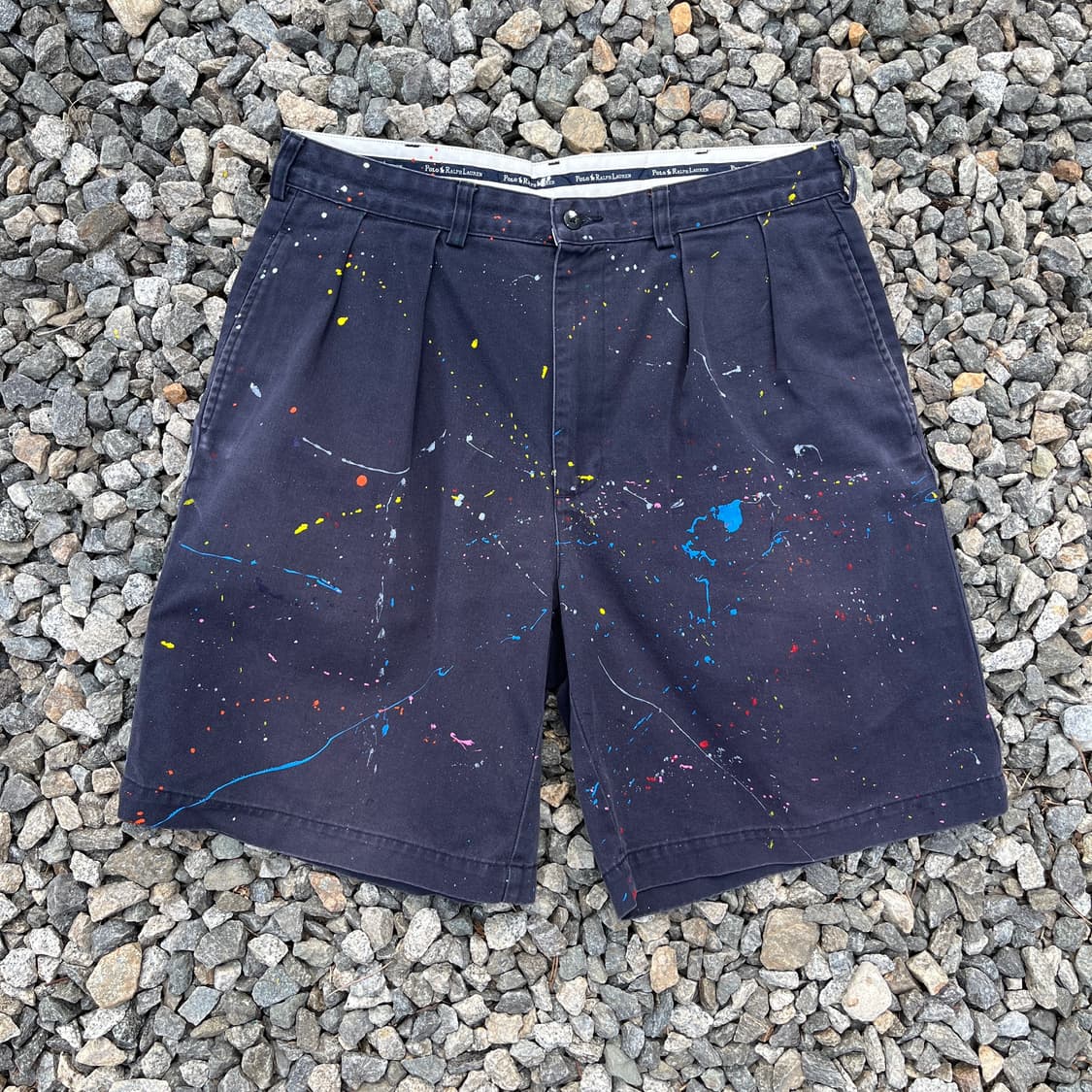 폴로 랄프로렌 빈티지 페인팅 리메이크 팬츠 (실측확인) 상품이미지1
