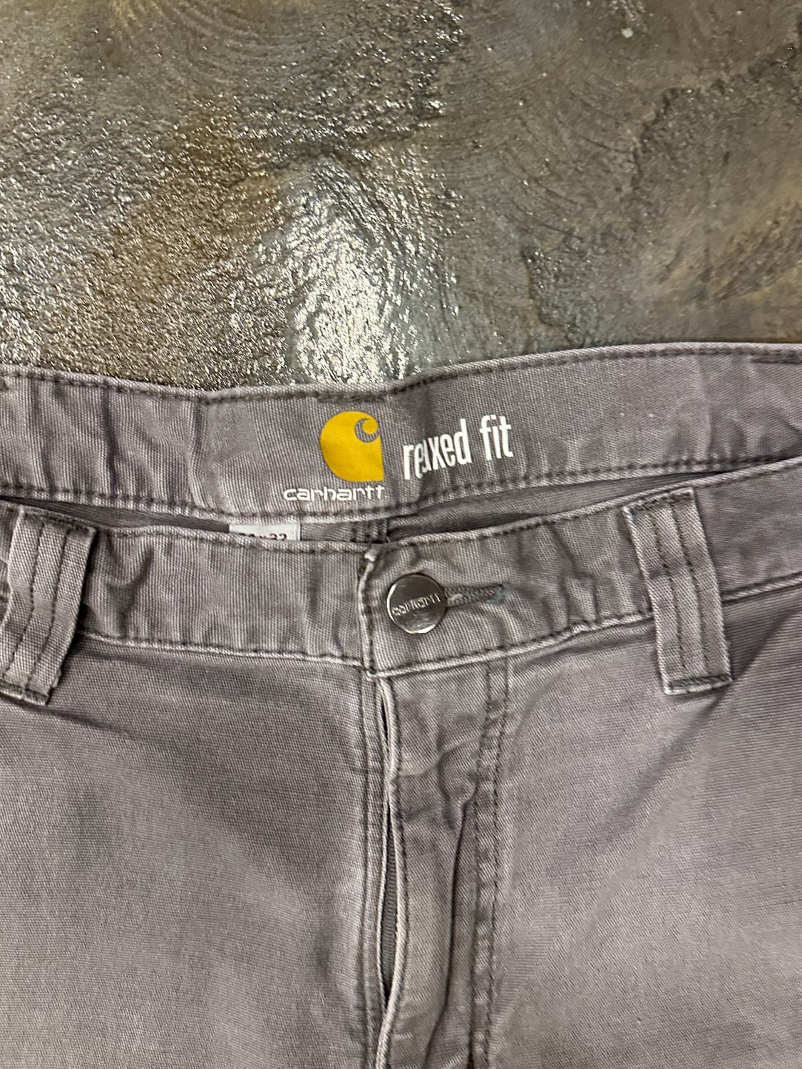칼하트 릴렉스핏 카펜터 코튼팬츠 34x32 상품이미지3