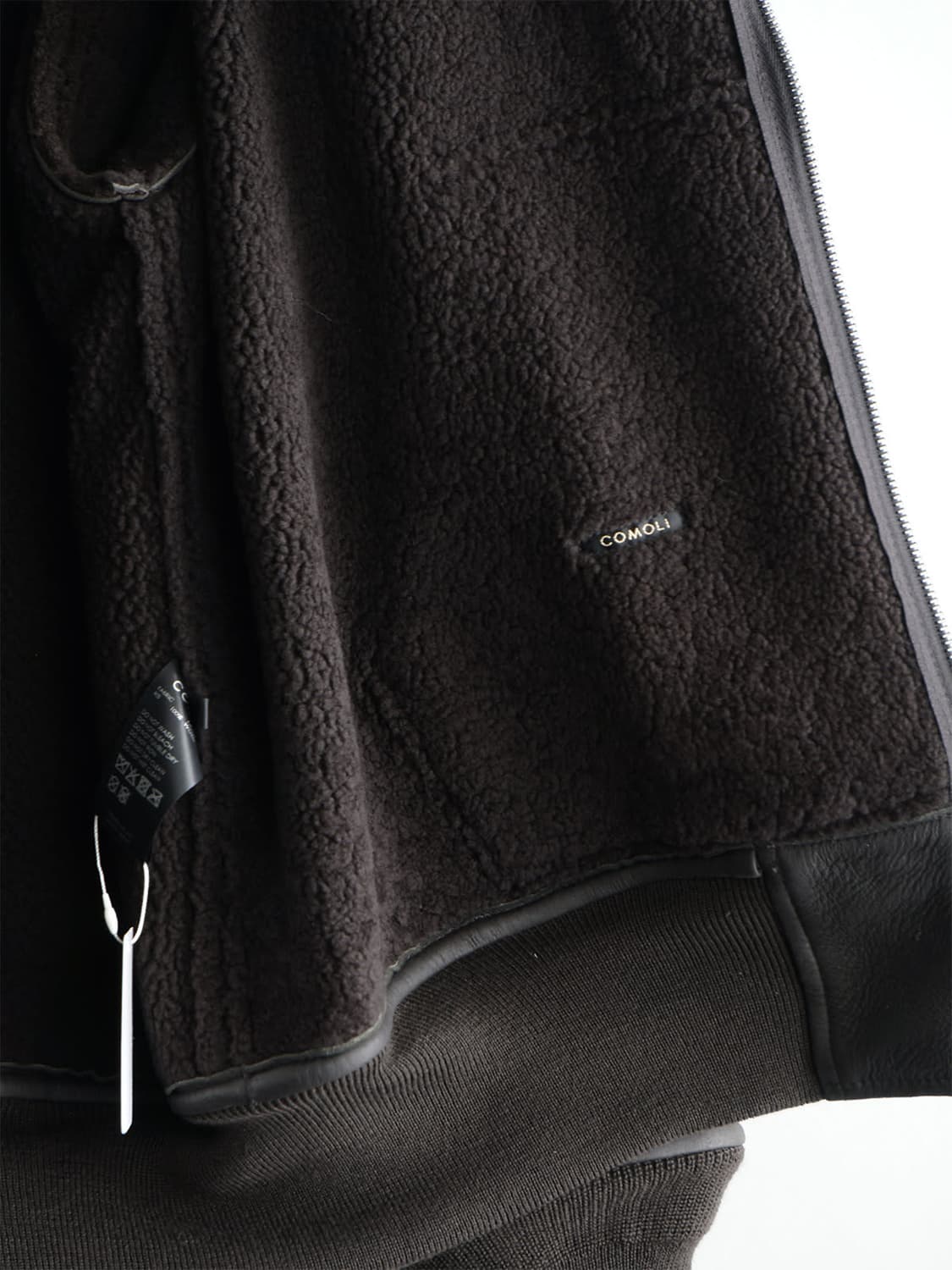 코모리 25AW 양가죽 지퍼 파카 상품이미지6