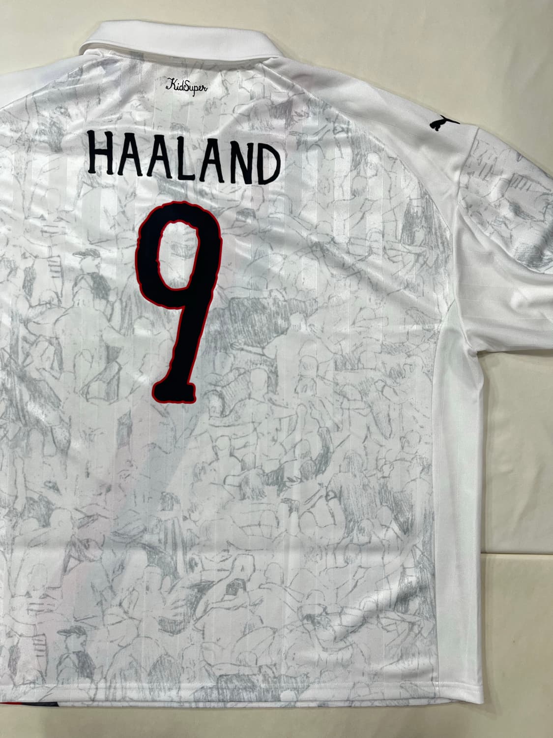 푸마 X 키드슈퍼 맨체스터 시티 FC 클럽월드컵 어웨이 엘링 홀란드 (새 상품이미지8