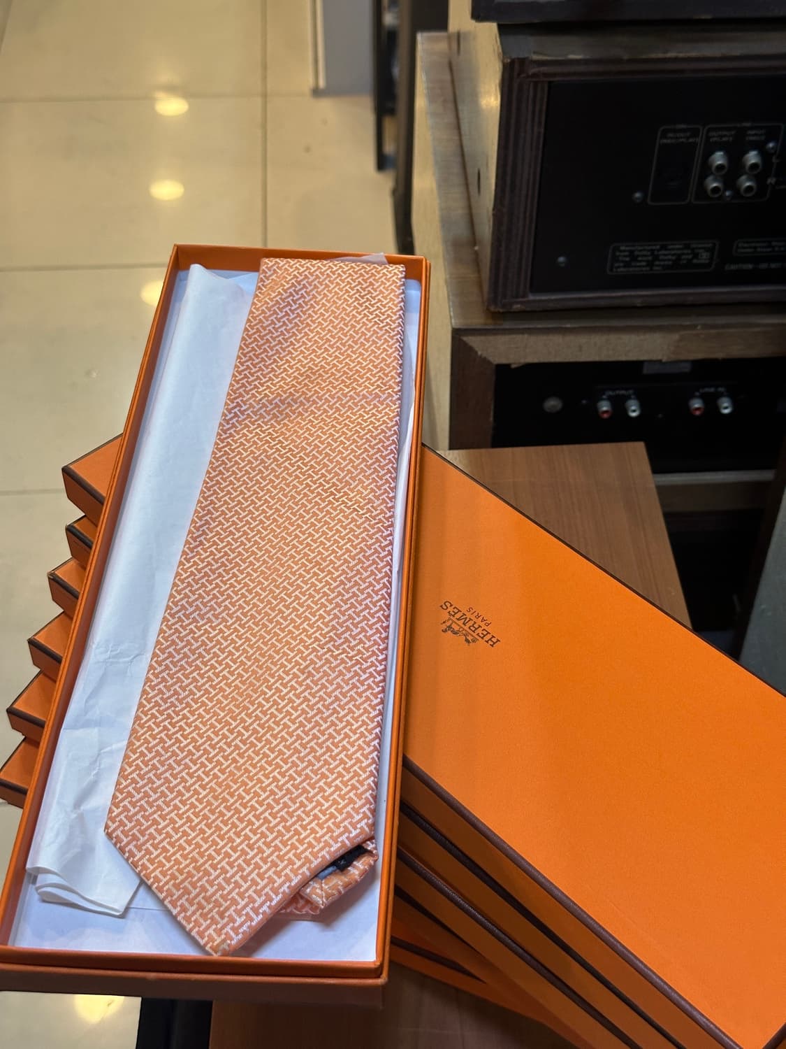 에르메스(HERMES) 넥타이 10종 일괄/개별 판매 (박스 포함) 상품이미지1