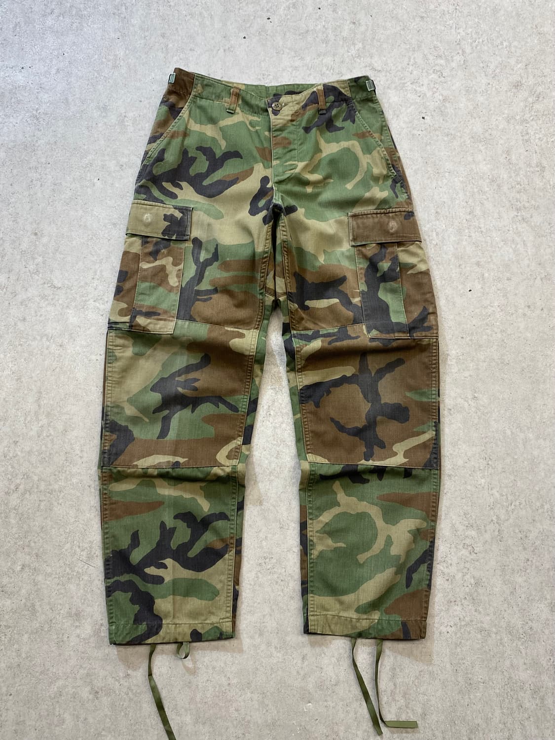 [S] 90s U.S.ARMY 미군 우드랜드 BDU 카고팬츠 상품이미지1