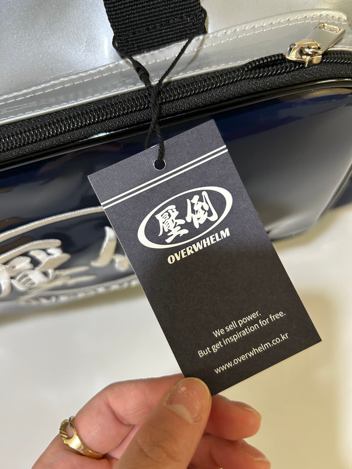 압도 그레이 더블백 투톤 헬스 백 새상품 상품이미지3