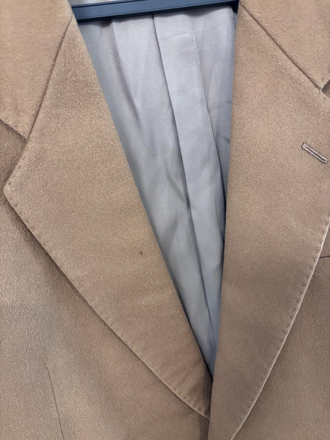 캐시미어100 오버핏 카멜자켓(남여공용) 상품이미지5